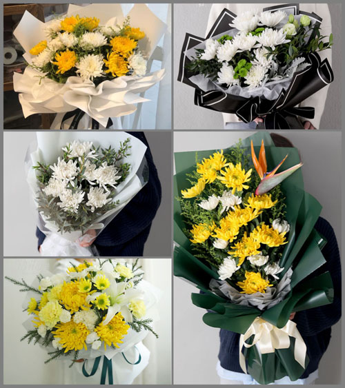 广东江门市蓬江区棠下镇沙富村白事花束代送
